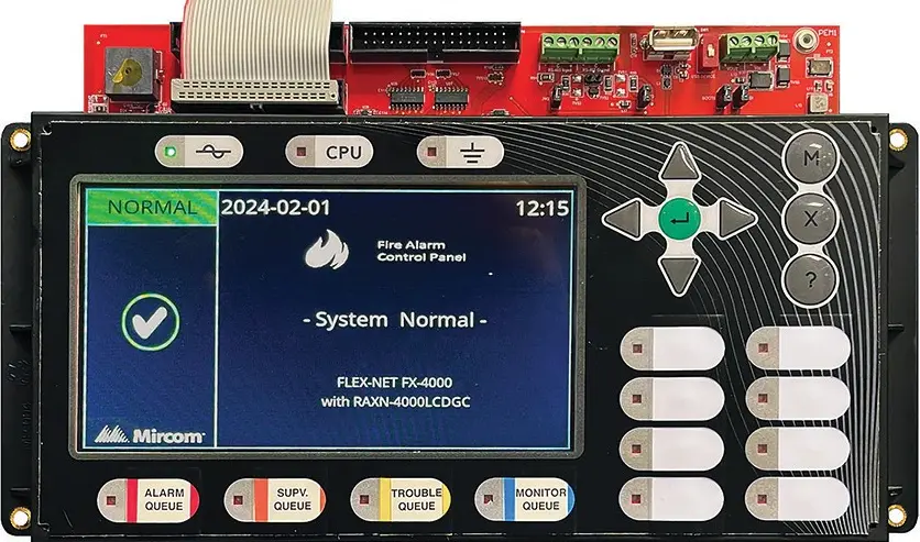 Mircom - Annonciateur - Réseau - Graphique - À Distance